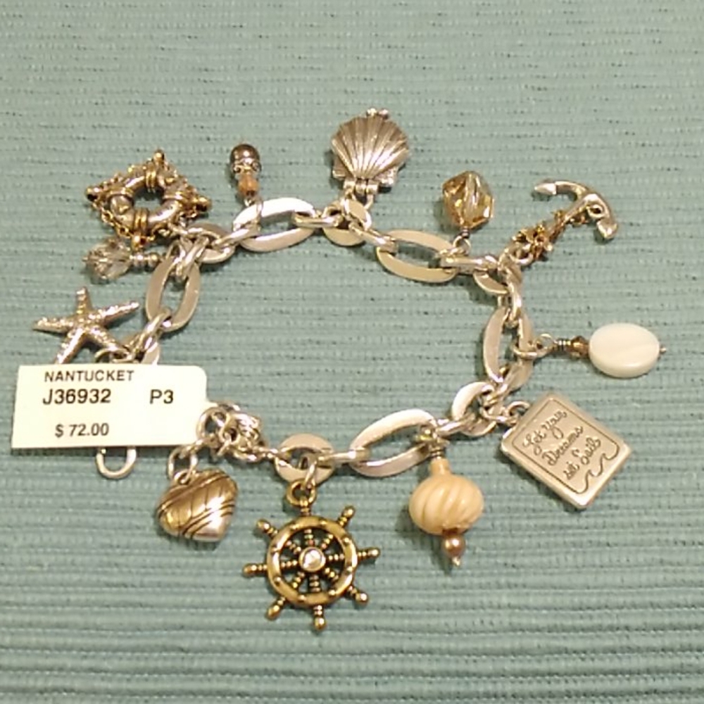 Brighton Nantucket bracelet NWT and bonus charm